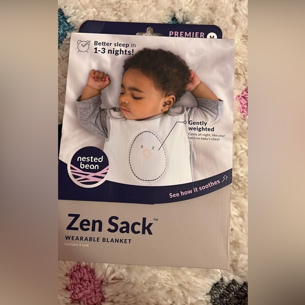 NEW in box . Nested bean bamboo sleep sack